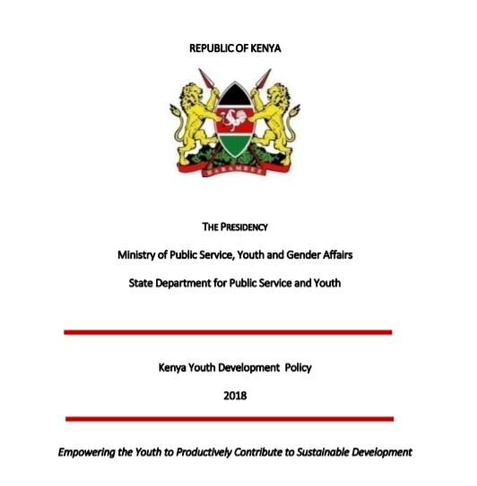 Kenya approves youth policy 2019