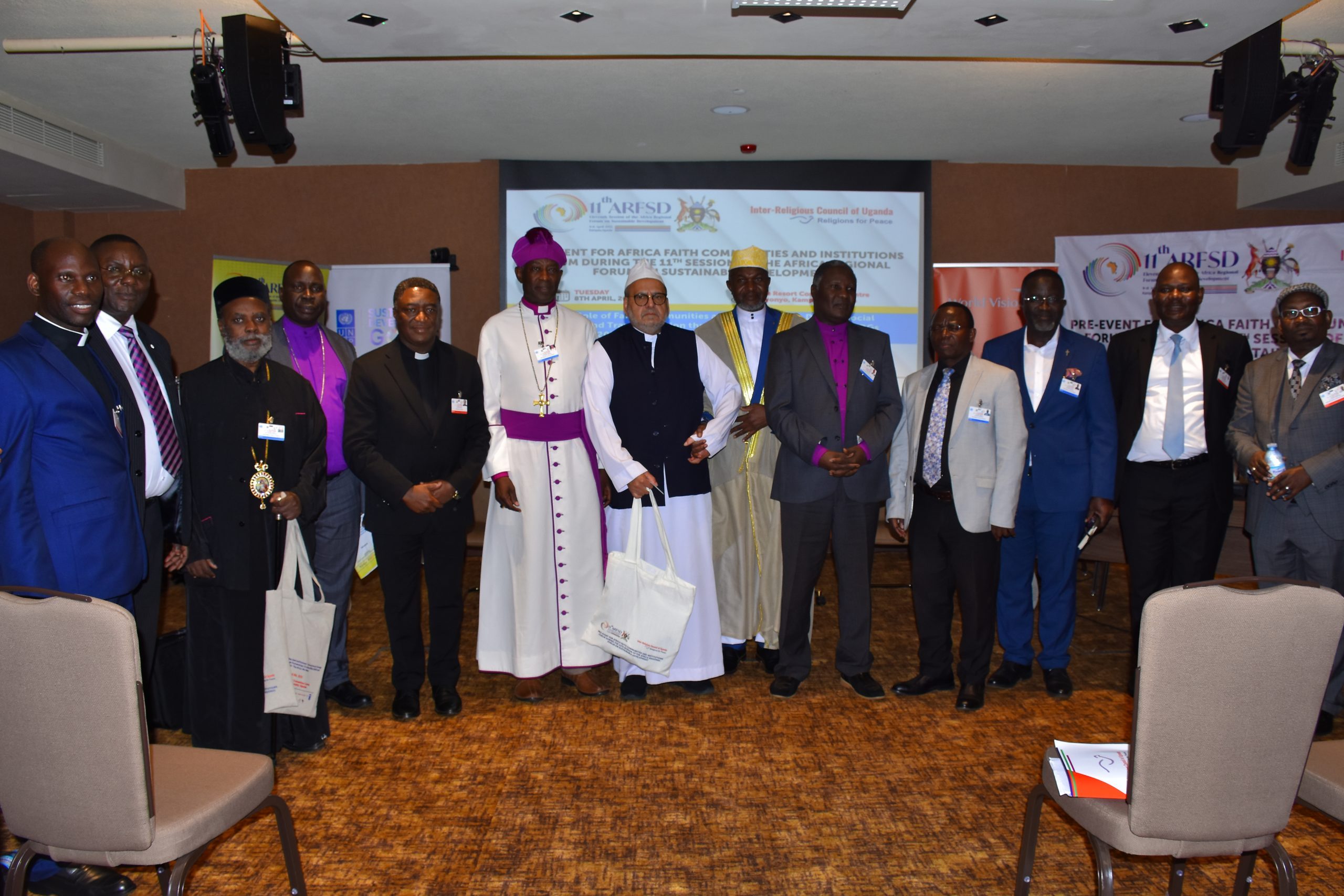 Faith Leaders at the Pre Event in Kampala Uganda.
